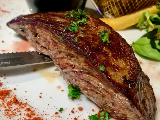 Restaurant L'Entre Nous bavette black angus sauce au choix